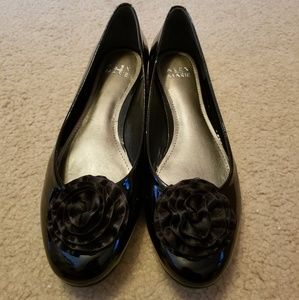 Alex Marie Black Patent Flats
